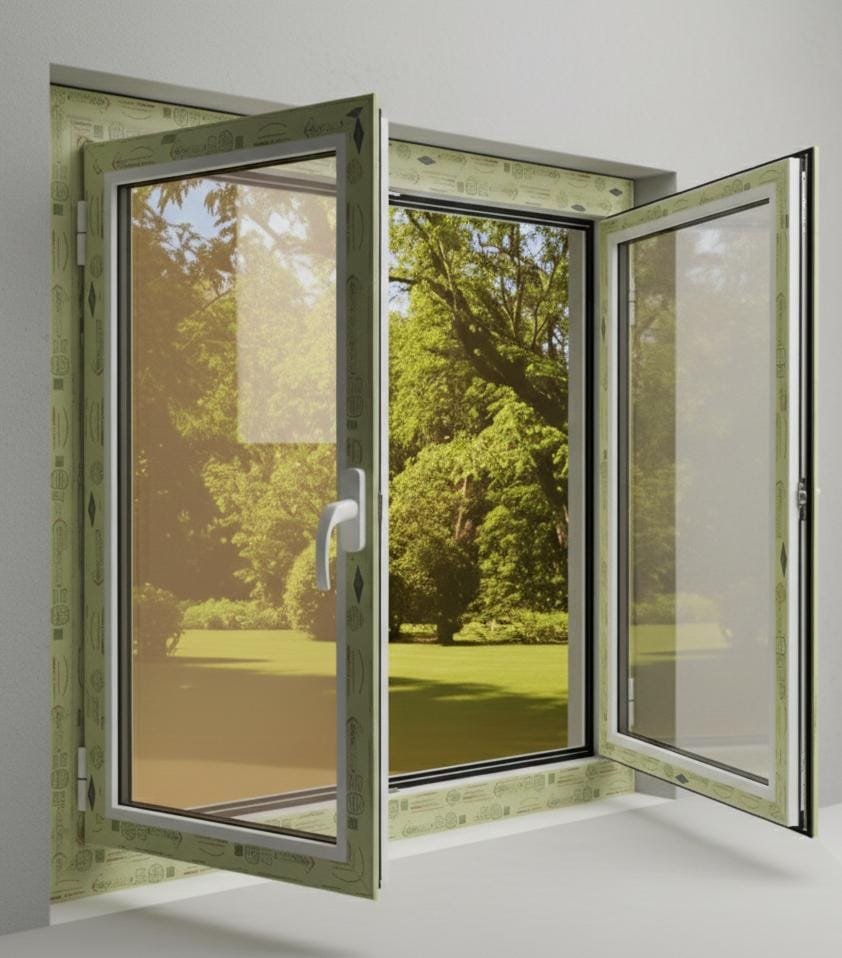 شباك ألوميتال مفصلي صغير (PS Small Hinged)